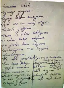 Korkunç satırlar: Eski eşini katletmek için cinayet planını not almış! 19 Bülten Medya -