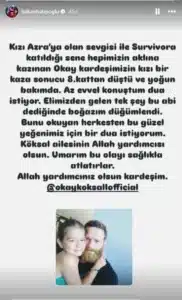 Survivor 2019 yarışmacısı Okay Köksal'ın kızı 8. kattan düştü! 4 Bülten Medya -