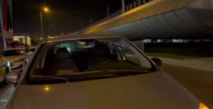 Bursa'da alkollü sürücü aracını parçaladı! 7 Bülten Medya -