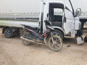 Bursa'da kamyonet ile çarpışan motosikletli ağır yaralandı! 8 Bülten Medya -