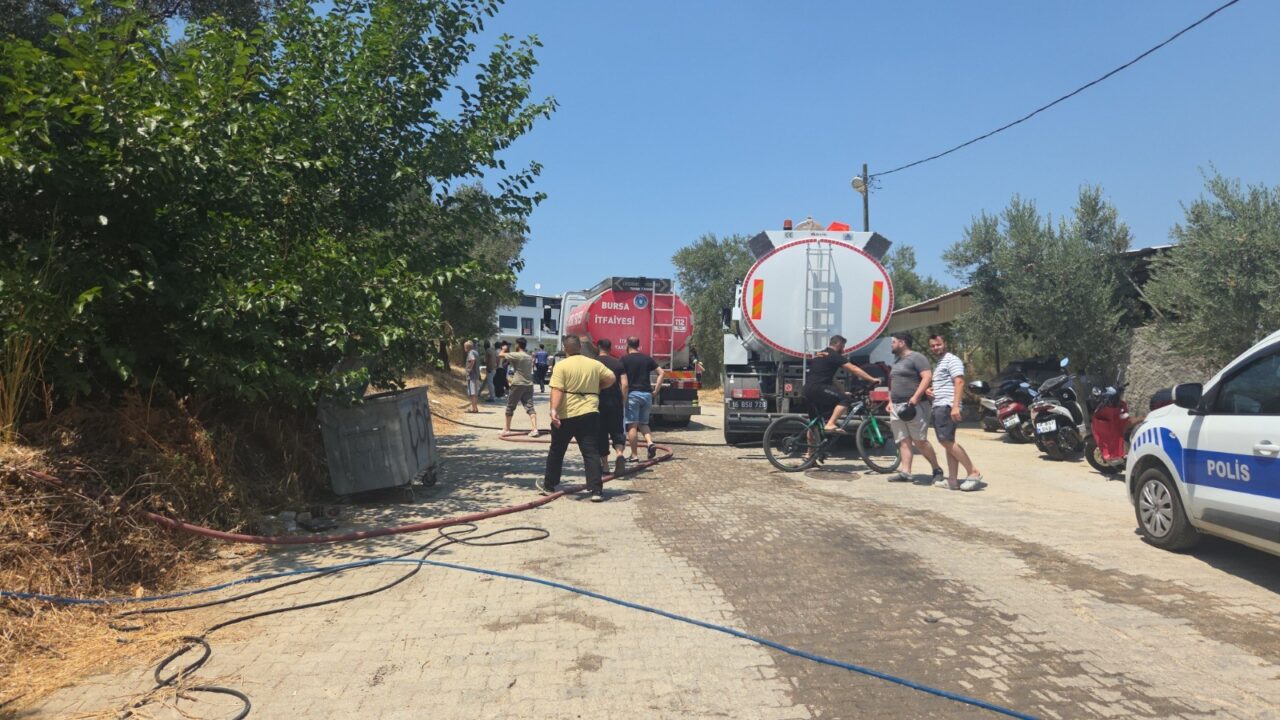 Bursa'da yangın paniği! 2 çocuk gözaltında 1 Bülten Medya -