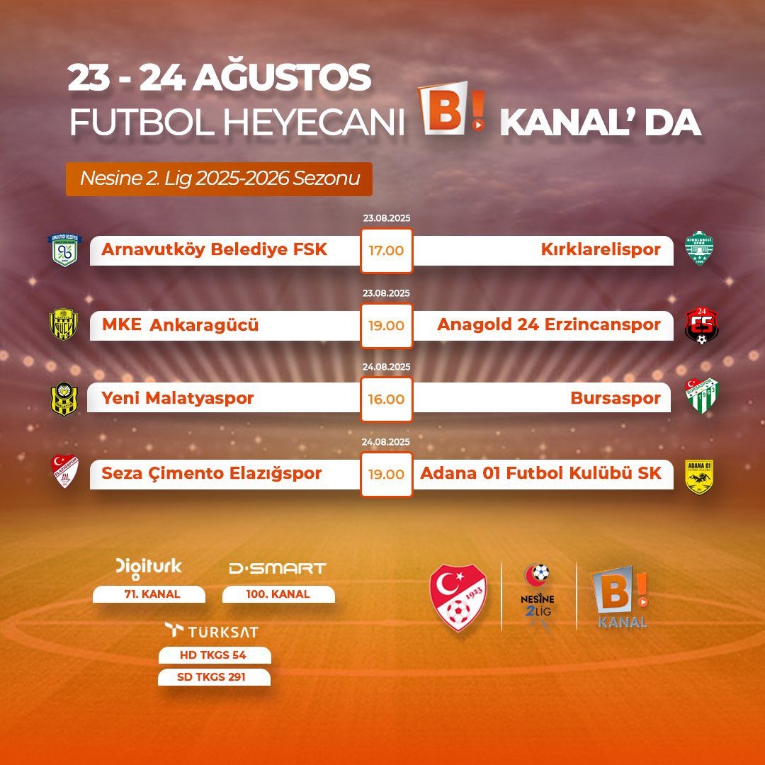 Yeni Malatyaspor-Bursaspor maçının yayıncısı belli oldu 1 Bülten Medya -