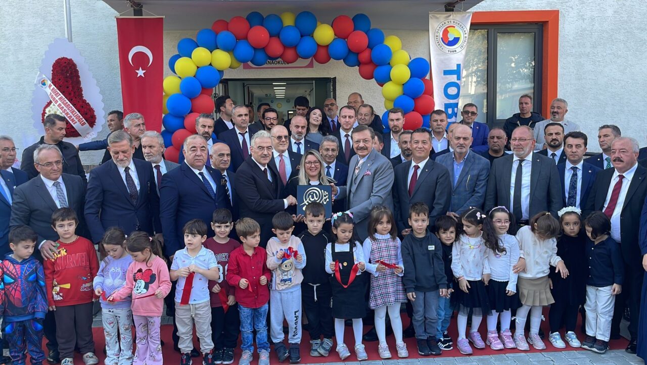 TOBB Başkanı Hisarcıklıoğlu, anaokulu açılışına katıldı 1 Bülten Medya -