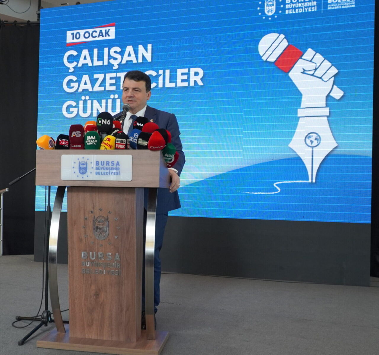 Başkan Bozbey: "Özgür basın olmadan demokrasi olmaz" 21 Bülten Medya -