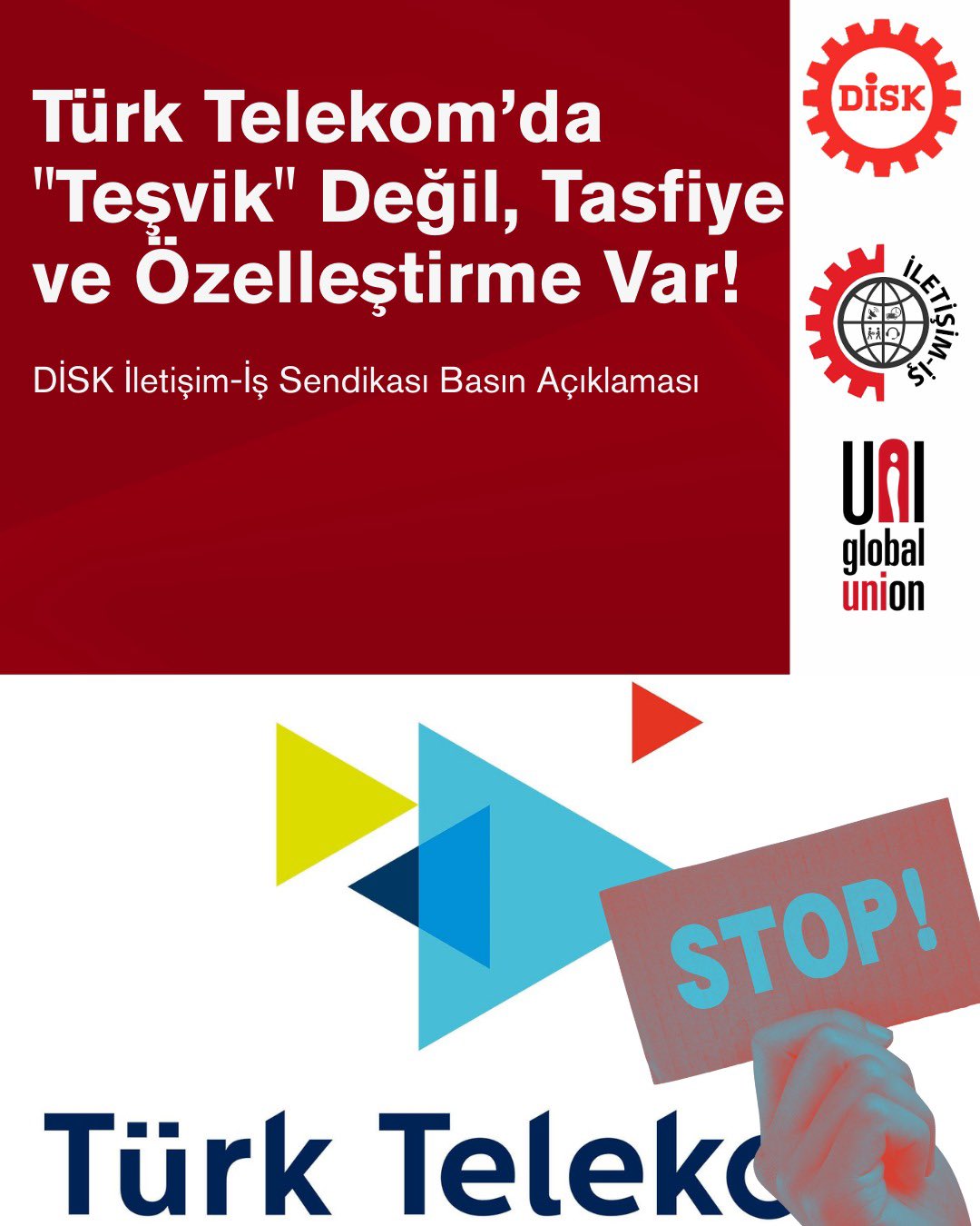 Türk Telekom çalışanları sesini duyurmak istiyor 4 Bülten Medya -
