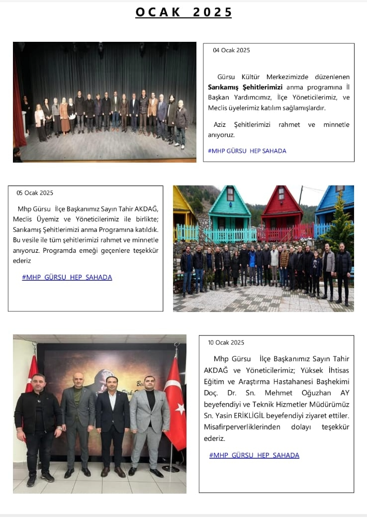MHP Gürsu 2025 faaliyet raporunu açıkladı 1 Bülten Medya -