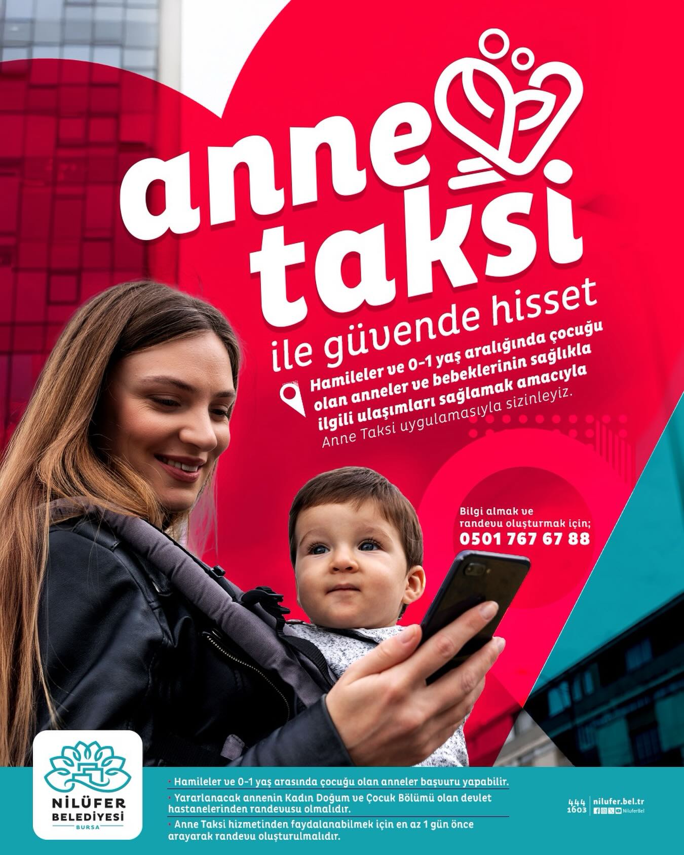 Nilüfer’de ‘Anne Taksi’ uygulaması başladı 2 Bülten Medya -