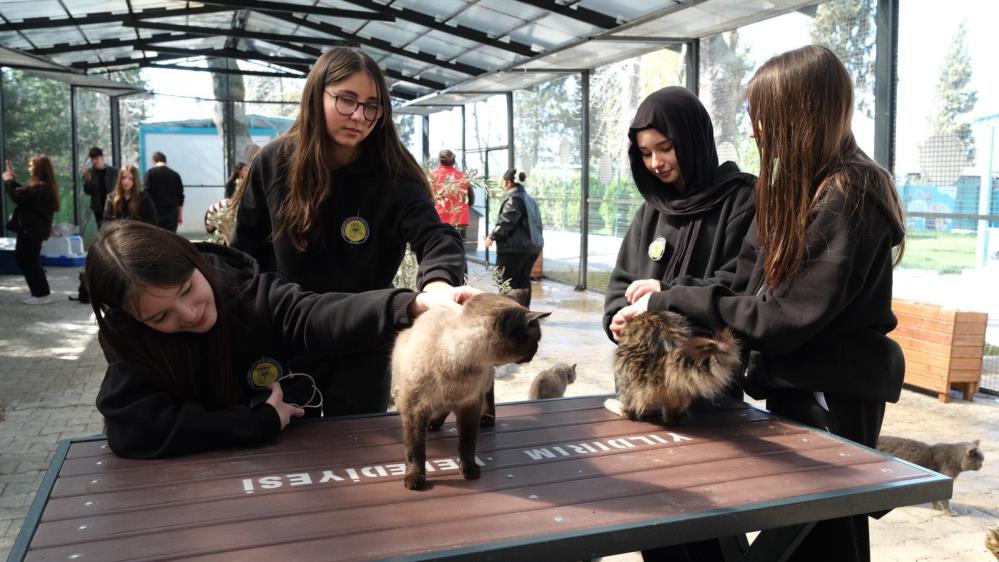 Gençlerden patili dostlara ziyaret 1 Bülten Medya -