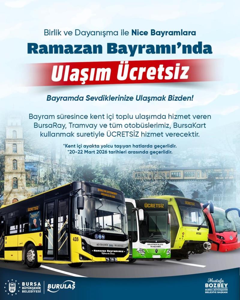 Bayramda ücretsiz olacak 1 Bülten Medya -