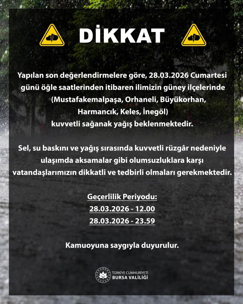 Bir anda bastıracak… Saat verildi, risk büyüyor 1 Bülten Medya -