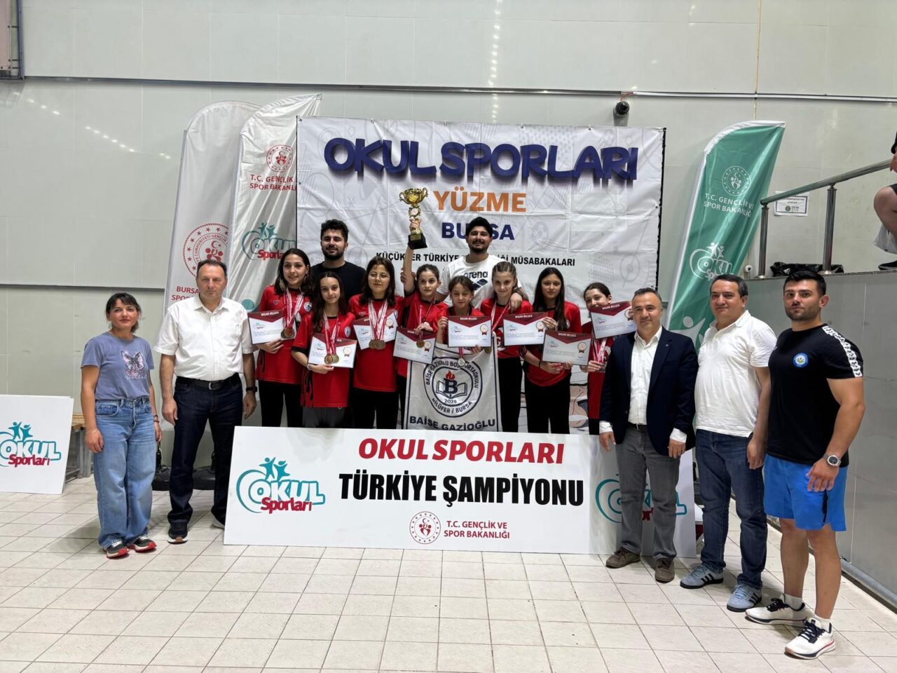 Bursa’daki okul Türkiye şampiyonu oldu 1 Bülten Medya -